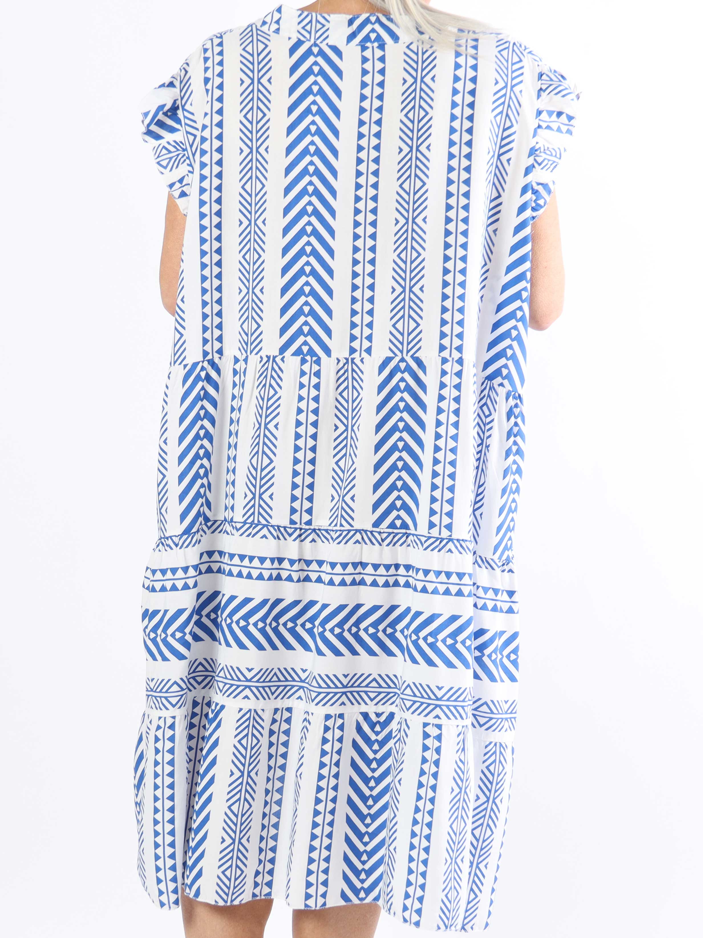 Samiya - Sød plus size kjole med motiv